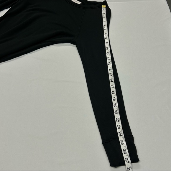 Lou & Grey Womens Long Sleeve Midi Dress Size S Jersey Knit Popover Career Black - Picture 9 of 11